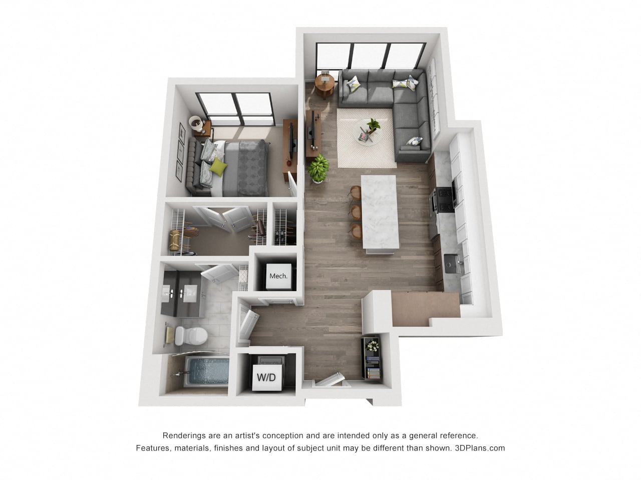 1C floor plan